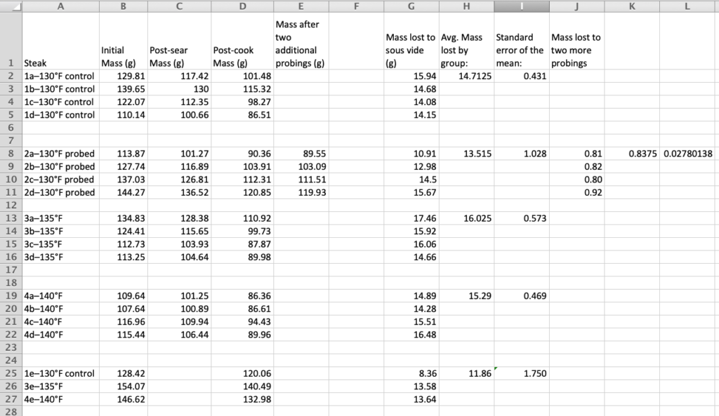 Experiment Results